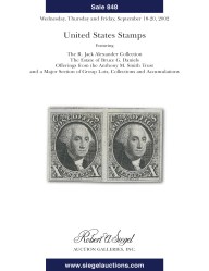 Sale No. 848 — Siegel Auction Galleries