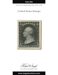 Sale No. 864 — Siegel Auction Galleries