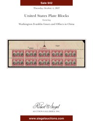 Sale No. 942 — Siegel Auction Galleries